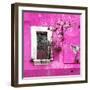 ¡Viva Mexico! Square Collection - Old Deep Pink Facade II-Philippe Hugonnard-Framed Photographic Print