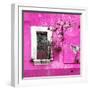 ¡Viva Mexico! Square Collection - Old Deep Pink Facade II-Philippe Hugonnard-Framed Photographic Print