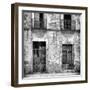 ¡Viva Mexico! Square Collection - Old Facade II-Philippe Hugonnard-Framed Photographic Print