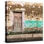 ¡Viva Mexico! Square Collection - Old House Wall II-Philippe Hugonnard-Stretched Canvas