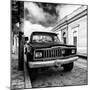 ¡Viva Mexico! Square Collection - Old Jeep in the street of San Cristobal I-Philippe Hugonnard-Mounted Photographic Print