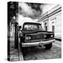 ¡Viva Mexico! Square Collection - Old Jeep in the street of San Cristobal I-Philippe Hugonnard-Stretched Canvas