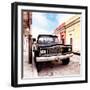 ¡Viva Mexico! Square Collection - Old Jeep in the street of San Cristobal II-Philippe Hugonnard-Framed Photographic Print