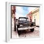 ¡Viva Mexico! Square Collection - Old Jeep in the street of San Cristobal II-Philippe Hugonnard-Framed Photographic Print