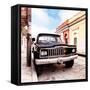 ¡Viva Mexico! Square Collection - Old Jeep in the street of San Cristobal II-Philippe Hugonnard-Framed Stretched Canvas