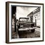 ¡Viva Mexico! Square Collection - Old Jeep in the street of San Cristobal III-Philippe Hugonnard-Framed Photographic Print