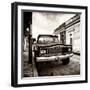 ¡Viva Mexico! Square Collection - Old Jeep in the street of San Cristobal III-Philippe Hugonnard-Framed Photographic Print