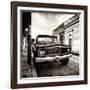 ¡Viva Mexico! Square Collection - Old Jeep in the street of San Cristobal III-Philippe Hugonnard-Framed Photographic Print