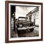 ¡Viva Mexico! Square Collection - Old Jeep in the street of San Cristobal III-Philippe Hugonnard-Framed Photographic Print