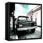 ¡Viva Mexico! Square Collection - Old Jeep in the street of San Cristobal VI-Philippe Hugonnard-Framed Stretched Canvas