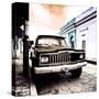 ¡Viva Mexico! Square Collection - Old Jeep in the street of San Cristobal VII-Philippe Hugonnard-Stretched Canvas