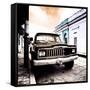 ¡Viva Mexico! Square Collection - Old Jeep in the street of San Cristobal VII-Philippe Hugonnard-Framed Stretched Canvas