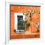 ?Viva Mexico! Square Collection - Old Orange Facade II-Philippe Hugonnard-Framed Photographic Print