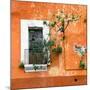 ?Viva Mexico! Square Collection - Old Orange Facade II-Philippe Hugonnard-Mounted Photographic Print