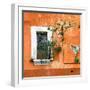 ?Viva Mexico! Square Collection - Old Orange Facade II-Philippe Hugonnard-Framed Photographic Print