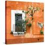 ?Viva Mexico! Square Collection - Old Orange Facade II-Philippe Hugonnard-Stretched Canvas