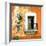 ¡Viva Mexico! Square Collection - Old Orange Facade-Philippe Hugonnard-Framed Photographic Print