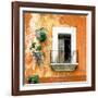 ¡Viva Mexico! Square Collection - Old Orange Facade-Philippe Hugonnard-Framed Photographic Print