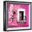 ¡Viva Mexico! Square Collection - Old Pink Facade-Philippe Hugonnard-Framed Photographic Print