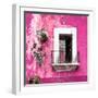 ¡Viva Mexico! Square Collection - Old Pink Facade-Philippe Hugonnard-Framed Photographic Print