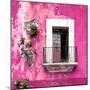 ¡Viva Mexico! Square Collection - Old Pink Facade-Philippe Hugonnard-Mounted Photographic Print