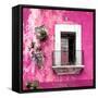 ¡Viva Mexico! Square Collection - Old Pink Facade-Philippe Hugonnard-Framed Stretched Canvas