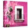 ¡Viva Mexico! Square Collection - Old Pink Facade-Philippe Hugonnard-Stretched Canvas