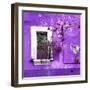 ¡Viva Mexico! Square Collection - Old Purple Facade II-Philippe Hugonnard-Framed Photographic Print