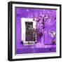 ¡Viva Mexico! Square Collection - Old Purple Facade II-Philippe Hugonnard-Framed Photographic Print