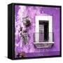 ¡Viva Mexico! Square Collection - Old Purple Facade-Philippe Hugonnard-Framed Stretched Canvas