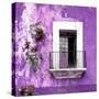 ¡Viva Mexico! Square Collection - Old Purple Facade-Philippe Hugonnard-Stretched Canvas