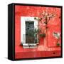 ¡Viva Mexico! Square Collection - Old Red Facade II-Philippe Hugonnard-Framed Stretched Canvas