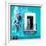 ¡Viva Mexico! Square Collection - Old Turquoise Facade-Philippe Hugonnard-Framed Photographic Print