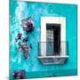 ¡Viva Mexico! Square Collection - Old Turquoise Facade-Philippe Hugonnard-Mounted Photographic Print