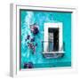 ¡Viva Mexico! Square Collection - Old Turquoise Facade-Philippe Hugonnard-Framed Photographic Print