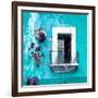 ¡Viva Mexico! Square Collection - Old Turquoise Facade-Philippe Hugonnard-Framed Photographic Print