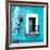 ¡Viva Mexico! Square Collection - Old Turquoise Facade-Philippe Hugonnard-Framed Photographic Print