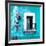 ¡Viva Mexico! Square Collection - Old Turquoise Facade-Philippe Hugonnard-Framed Photographic Print