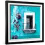 ¡Viva Mexico! Square Collection - Old Turquoise Facade-Philippe Hugonnard-Framed Photographic Print