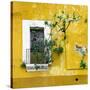 ¡Viva Mexico! Square Collection - Old Yellow Facade II-Philippe Hugonnard-Stretched Canvas