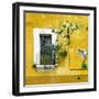 ¡Viva Mexico! Square Collection - Old Yellow Facade II-Philippe Hugonnard-Framed Photographic Print