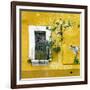 ¡Viva Mexico! Square Collection - Old Yellow Facade II-Philippe Hugonnard-Framed Photographic Print