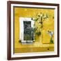 ¡Viva Mexico! Square Collection - Old Yellow Facade II-Philippe Hugonnard-Framed Photographic Print