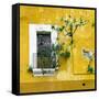 ¡Viva Mexico! Square Collection - Old Yellow Facade II-Philippe Hugonnard-Framed Stretched Canvas