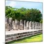 ¡Viva Mexico! Square Collection - One Thousand Mayan Columns in Chichen Itza II-Philippe Hugonnard-Mounted Photographic Print