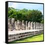 ¡Viva Mexico! Square Collection - One Thousand Mayan Columns in Chichen Itza II-Philippe Hugonnard-Framed Stretched Canvas