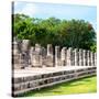 ¡Viva Mexico! Square Collection - One Thousand Mayan Columns in Chichen Itza II-Philippe Hugonnard-Stretched Canvas