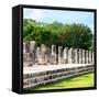 ¡Viva Mexico! Square Collection - One Thousand Mayan Columns in Chichen Itza II-Philippe Hugonnard-Framed Stretched Canvas