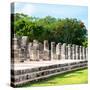 ¡Viva Mexico! Square Collection - One Thousand Mayan Columns in Chichen Itza II-Philippe Hugonnard-Stretched Canvas