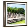 ¡Viva Mexico! Square Collection - One Thousand Mayan Columns in Chichen Itza II-Philippe Hugonnard-Framed Photographic Print